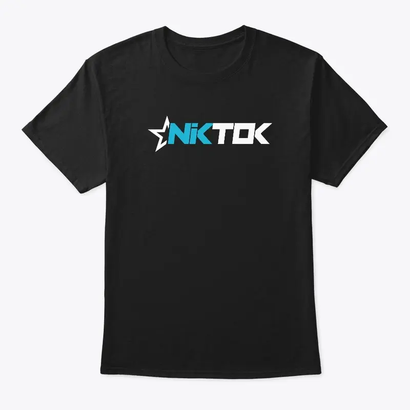 NikTok Blue and White Logo